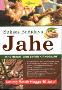 Image of Sukses Budidaya Jahe